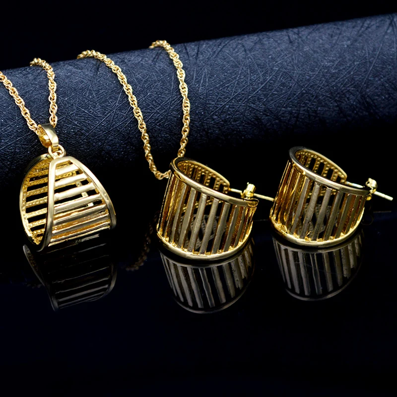 Комплект из колье серёг и в полоску|jewelry sets for women|jewelry setsset women |