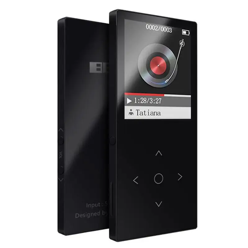 

New Version BENJIE K8 Touch Key Bluetooth MP3 Player HiFi Sound Ultra Thin 8GB MP3 Music Player 50 Hours Playback with FM Radio
