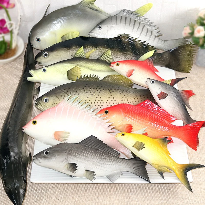 

050 Simulated fish model fake fish saury turbot big fish grass carp