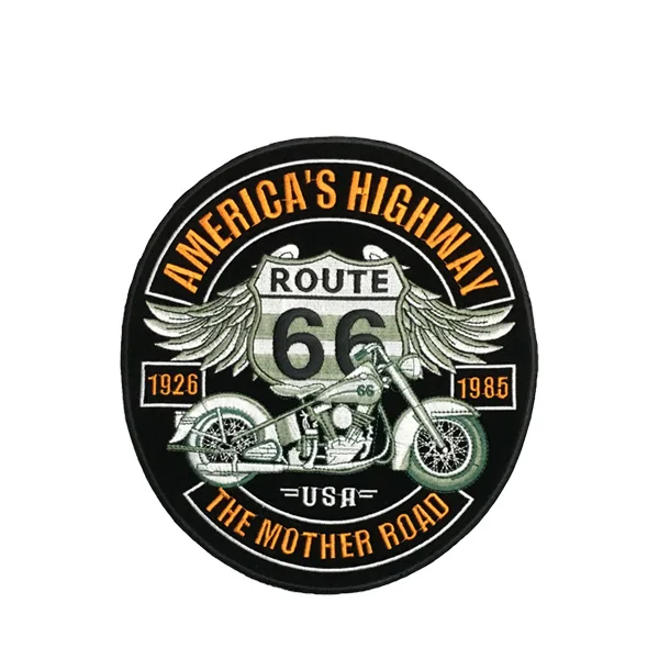 

Custom embroidery patch Punk Biker Embroidery Sew On Iron On Patch Badge Fabric Applique Craft Transfer