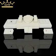 Новейший дисплей для ювелирных изделий, бежевый бархат, витрины, держатель для ювелирных изделий для ожерелья, Подвеска, стойка, органайзер, чехлы 90*30*16 см