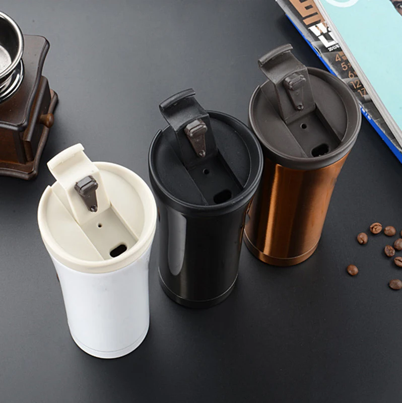 

500ml Hot Quality Double Wall Stainless Steel Vacuum Flasks Car Thermo Cup Coffee Tea Travel Mug Thermol Bottle Thermocup