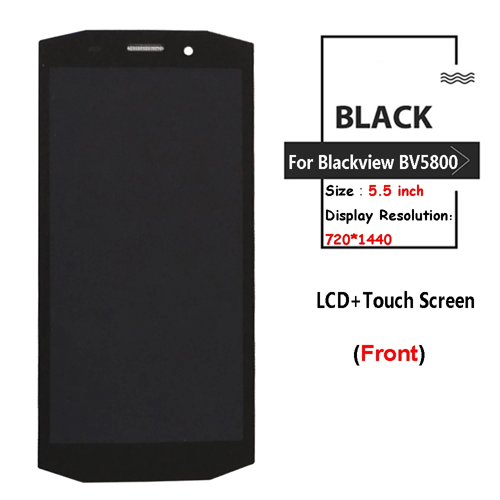 Для Blackview BV5800 ЖК-дисплей+ кодирующий преобразователь сенсорного экрана в сборе для Blackview BV 5800