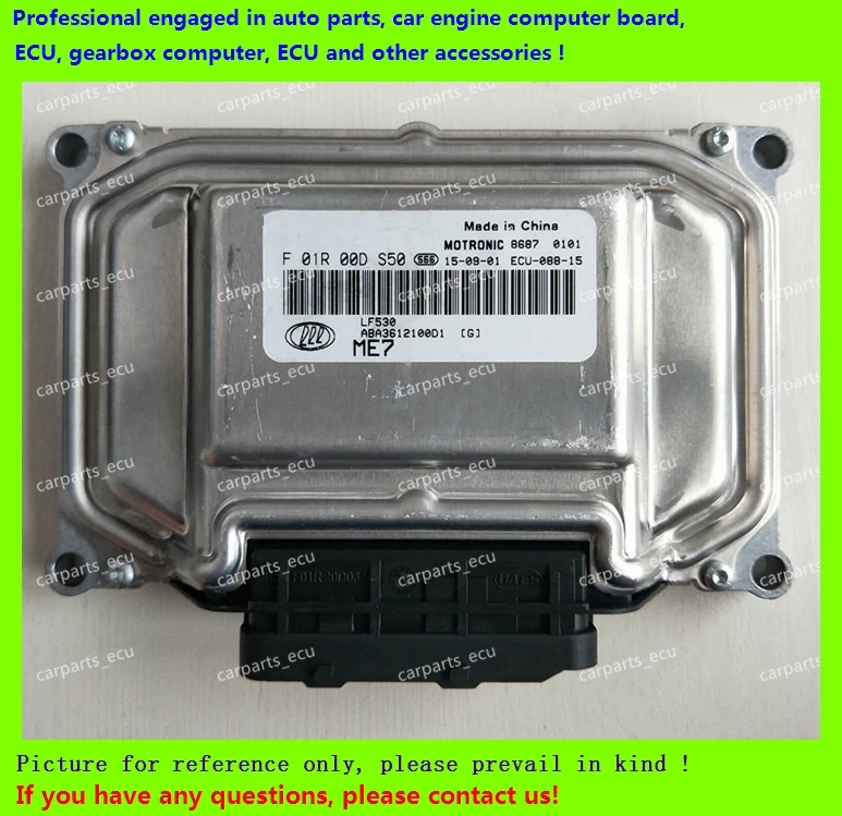 

For F01R00DS50/F01RB0DS50 ABA3612100D1 LF530 ME7 Lifan 530 car engine computer board/ECU/Electronic Control Unit/Car pc