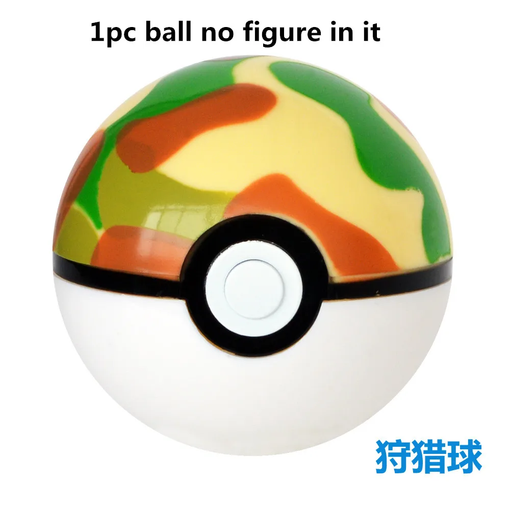 Высокое качество 7 см Pet Elf Ball Pokemones pokebball с 2,5-3 см фигурками игрушки могут мечта мебель для спальни для детей подарок - Цвет: L-1 no figure