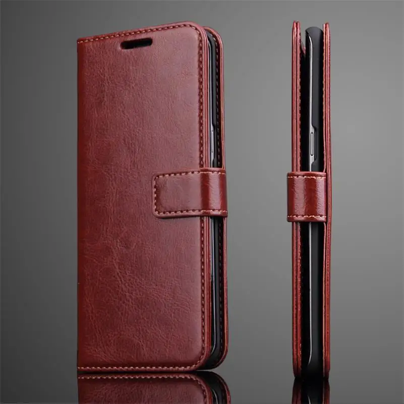 brown Для samsung S8 Crazy Horse текстуры PU кожаный чехол с фоторамка стенд слота Бумажник Обложка - Цвет: brown