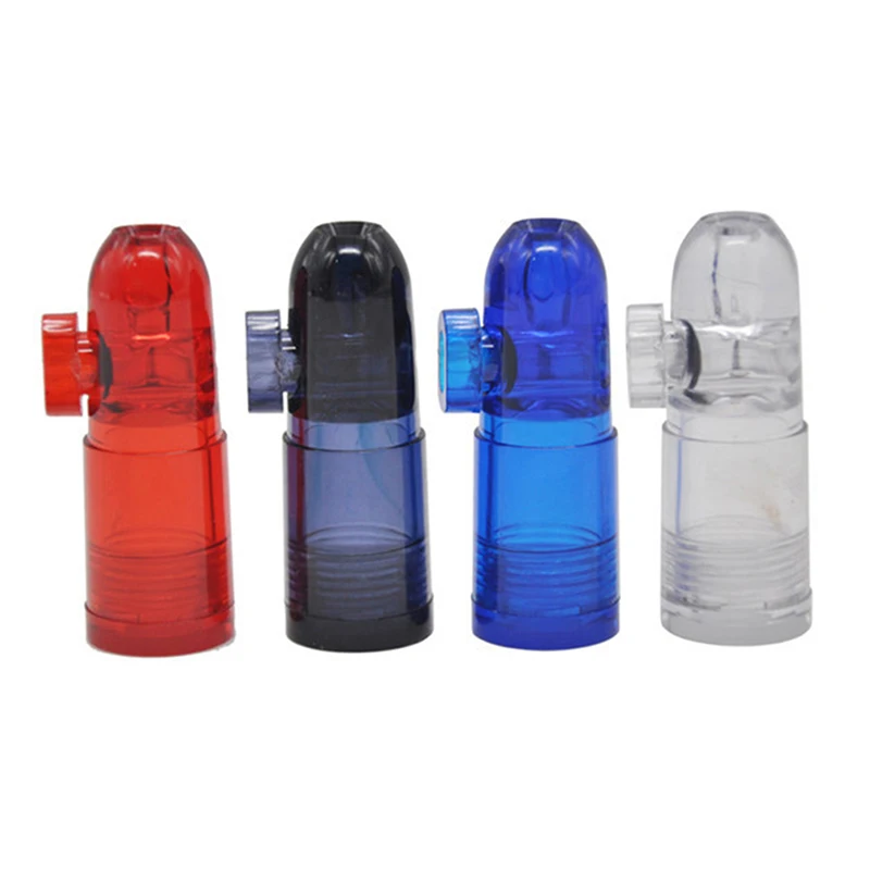 

1pc 16mmx47mmr Bullet Rocket Snorter Sunff Snorter Sniffer Plastic/ 19mmx53mm Metal Snuff Dispense