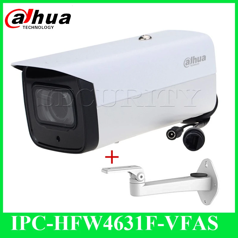 

Dahua IPC-HFW4631F-VFAS 6MP 2.7-13.5mm VF Motorized Lens POE Network Camera SD Card Slot with Bracket Replace IPC-HFW4433F-ZSA