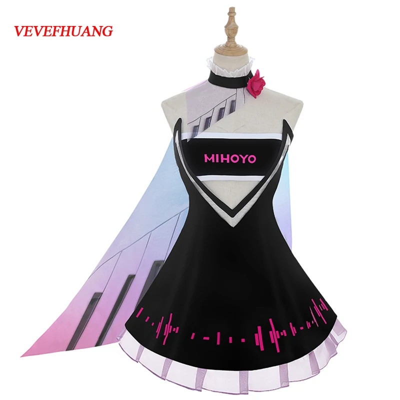 VEVEFHUANG Аниме! Костюм для косплея Лолита от Honkai Impact 3 Kallen Kaslana NEW ARMOR-THE sixthserene New Battlesuit |