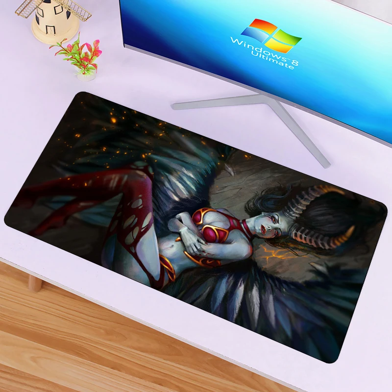 Большой коврик для мыши SIANCS размер XL 60x30 см модный скоростной игровой Dota 2 с