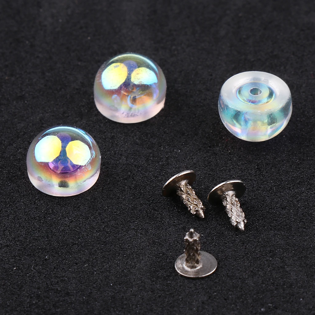 New Arrived 10 Sets Colored Pearl Rivets Studs Buttons for Cloth Hat Bag Shoes Crafts Decoration DIY Home Garment Accessories