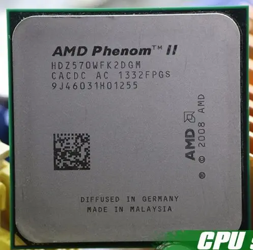 Процессор AMD Phenom II X2 570 процессор двухъядерный(3,5 ГГц/6 м/80 Вт/2000 ГГц разъем am3 am2+ 938 pin, 550 545