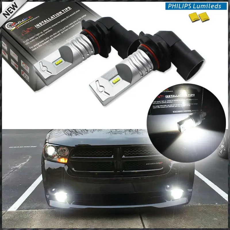 

iJDM 6000K Xenon White Powered By Luxen LED 9006 HB4 9012 Bulbs For car High Beam/Daytime Running Lights/Fog Lamps
