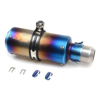 

60mm Universal Motorcycle Exhaust Modified Muffler Slip on exhaust pipe motorcycle For Kawasaki ER6F ER6N ER 6N 6F VERSYS 1000