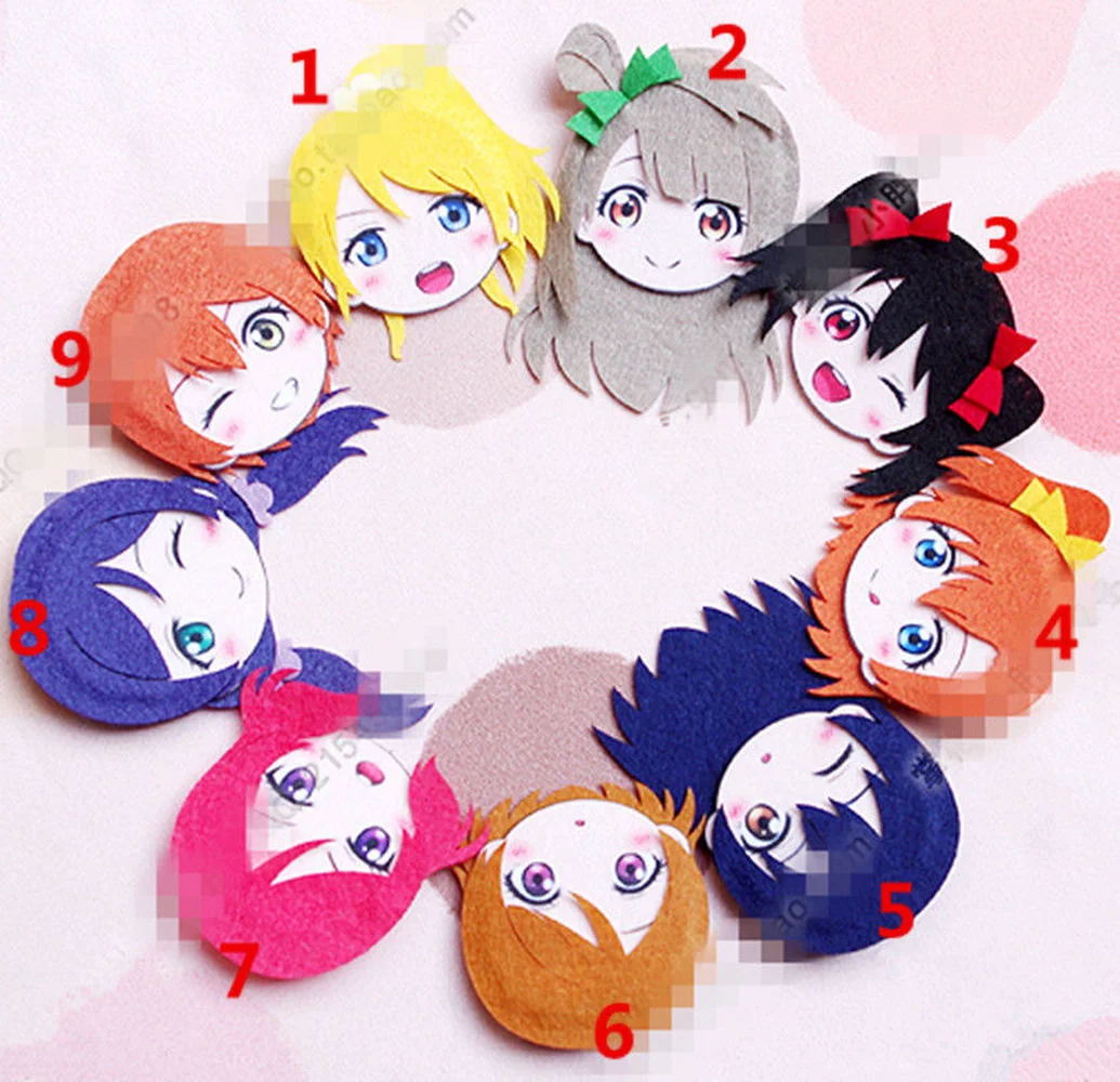 T1443 аниме Lovelive! Знак контакты брошь школьный рюкзак украсить | Дом и сад