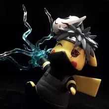 NEW hot 15cm Pikachu cosplay Hatake Kakashi naruto collectors action figure toys Christmas gift doll with