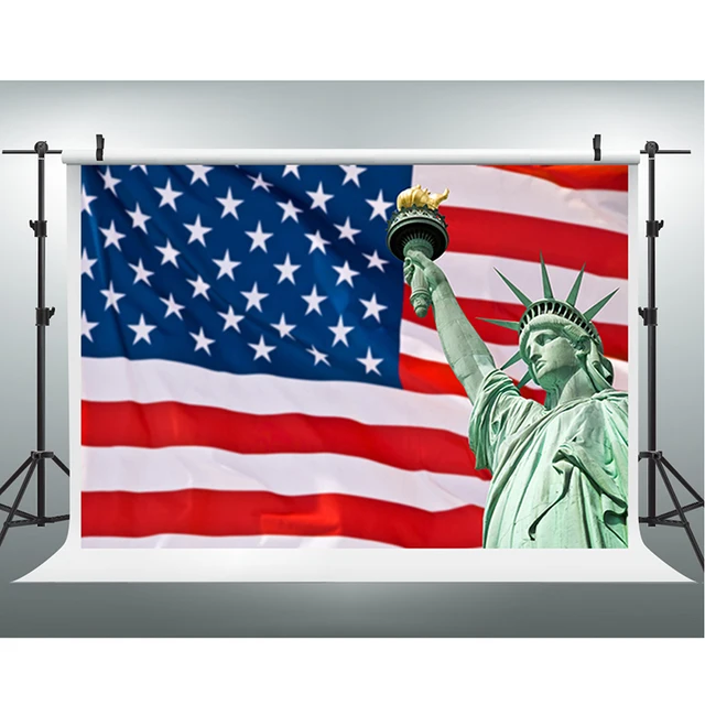 independence day photography backdrops statue liberty computer