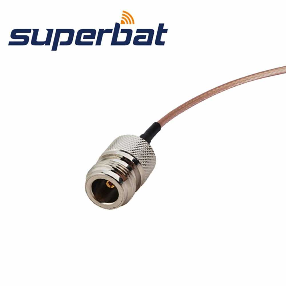Superbat MC 카드 남성 직각 어댑터-N 여성 스트레이트 피그 테일 케이블 15cm RG316 무선 옵션 용 점퍼 케이블 어셈블리