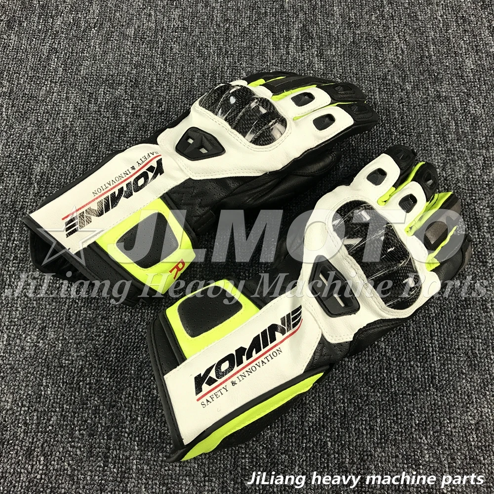 2019 Новинка komine GK198 мотоциклетные кожаные перчатки для верховой езды длинные с