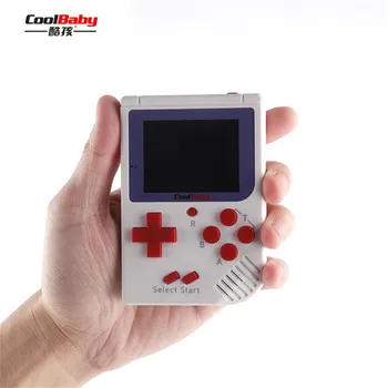 

100pcs new RS-6 Portable Retro Mini Handheld Game Console 8 bit 2.0 inch LCD Colour Children Game Player Built-in 129 Games