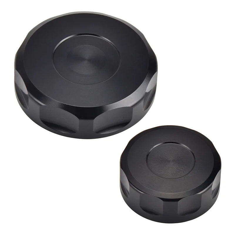 H2CNC Front Brake Clutch Fluid Reservoir Master Cylinder Covers Caps Cases Kit For SUZUKI GSX-R1000 GSXR1000 2007-2008 GSXR 1000