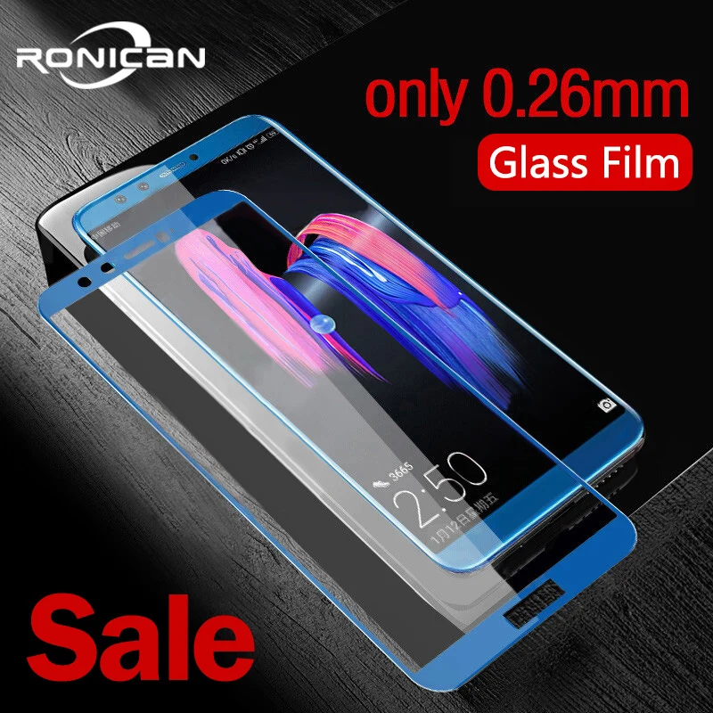 

RONICAN Anti-Scratch 0.26mm Tempered Glass For Huawei Honor 9 9 Lite V10 Screen Protector For Honor V10 9 Lite Protective Glass
