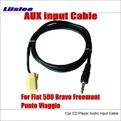Liislee оригинальный разъем AUX разъем адаптера для Fiat 500 Bravo Freemont Punto Viaggio аудиомагнитолы автомобильные Media Cable данных музыка провода