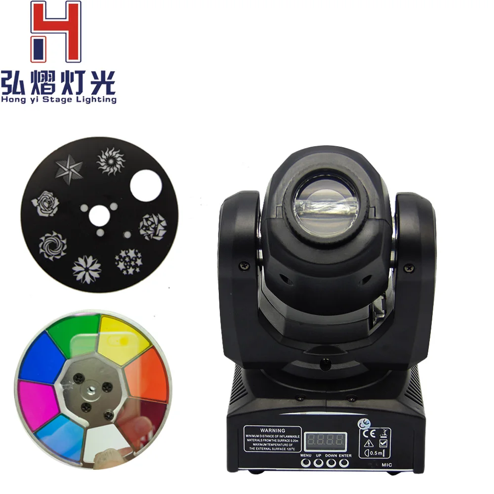 

(1 pieces/lot) 30W MINI LED Stage Lamp Auto Rotating Moving Head Light DMX512 Channels for Disco KTV Club Party