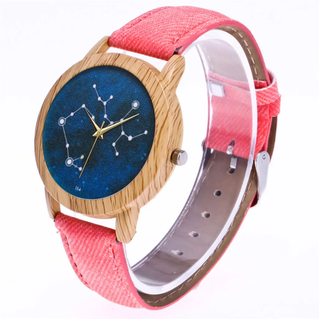 Horloges Женская мода браслет часы леди повседневное relogio feminino кожаный ремешок аналоговые кварцевые круглые часы reloj mujer