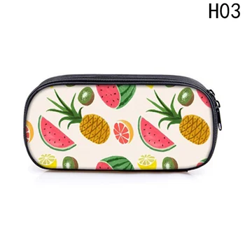 

2018 New Makeup Case Travel Toiletry Pencil Make Up Storage Pouch Cosmetic Bag Purse Organizer Fruit Print
