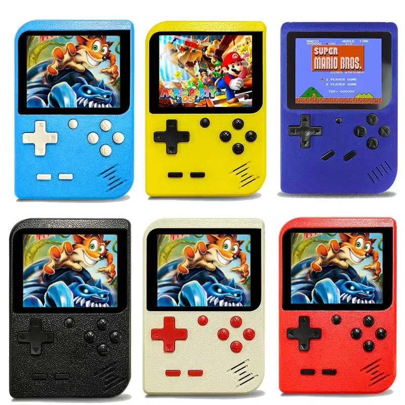 

Retro Portable Mini Handheld Game Console 8-Bit 2.8 Inch Color LCD Kids Color Game Player Built-in 168 games
