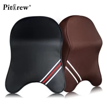 Высокое качество автомобиля Подушки Детские пространства пены памяти Ткань Средства ухода за кожей шеи подголовник Чехлы для автомобиля автомобильного Подушки Детские автокресло крышка подголовник Средства ухода за кожей шеи Кожа