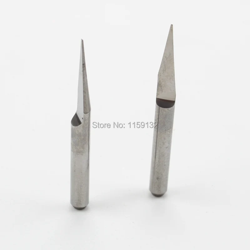 

10Pcs 15 Degree 0.3mm CNC Carbide Engraving Bits for Double Color Plate/Acrylic