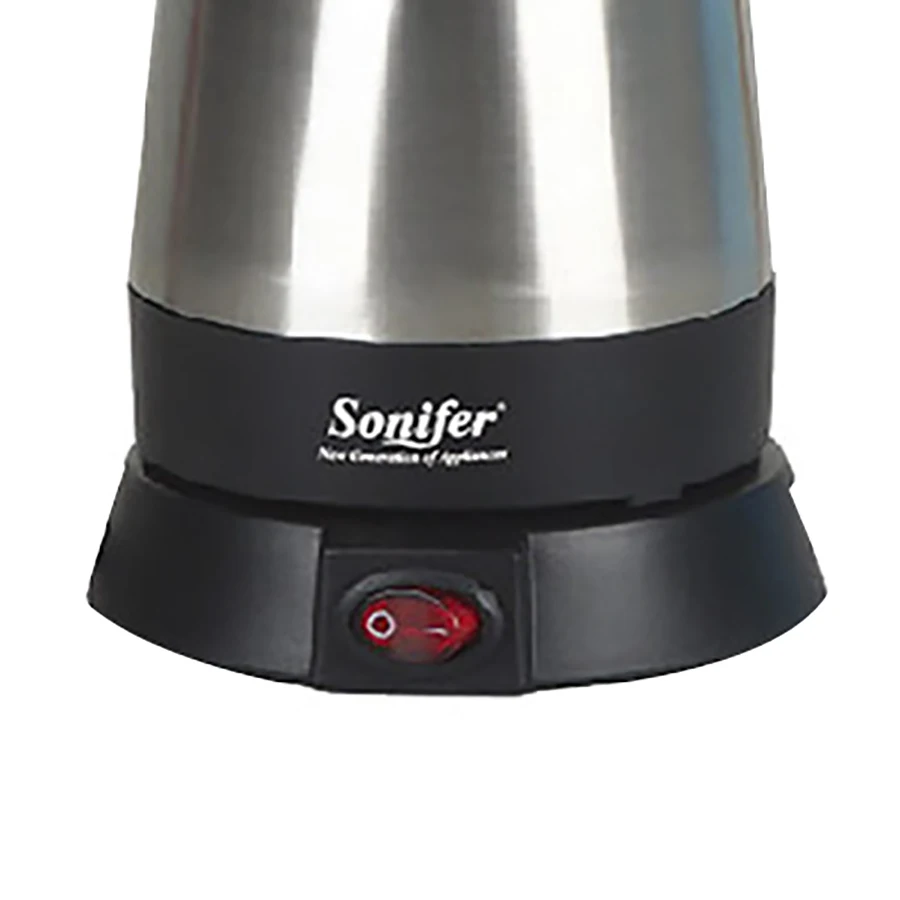 Comprar Cafetera de acero inoxidable, cafetera de pavo, cafetera eléctrica de 800 W, hervidor de café de leche hervida para regalo 220V Sonifer