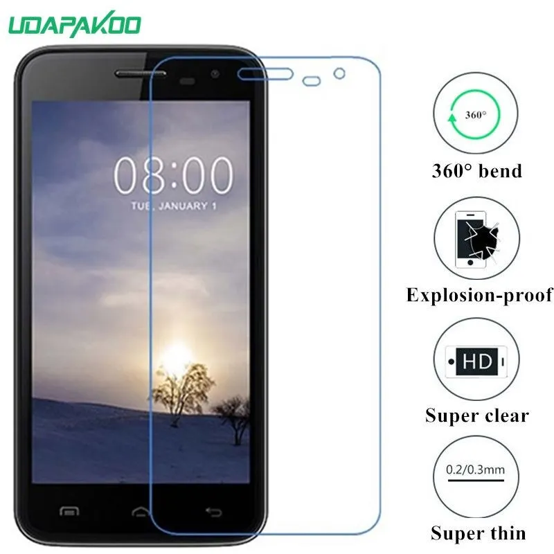 Udapakoo прозрачная закаленная (мягкое стекло) Пленка Для Doogee dg310 DG310 нано