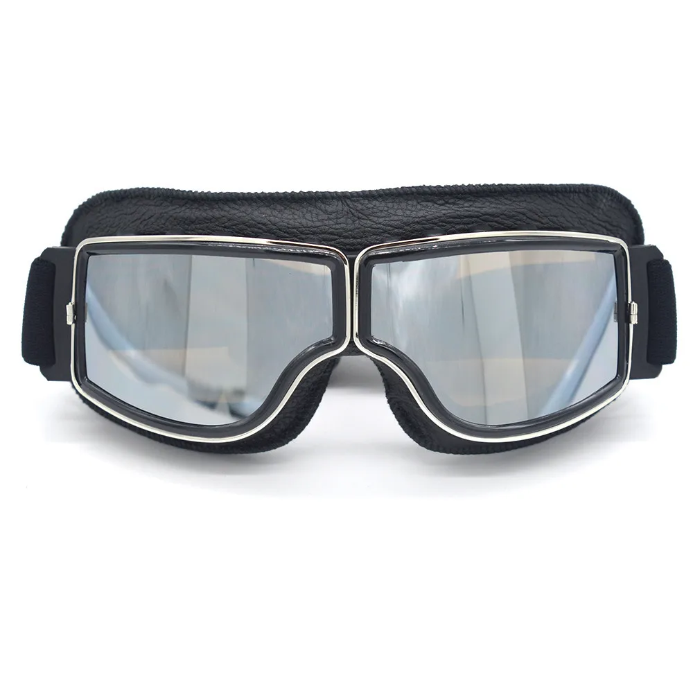 Винтажные мотоциклетные очки Пилот Ретро шлем очки винтажные очки для мотокросса мотоциклетные солнцезащитные очки 4 цвета линзы