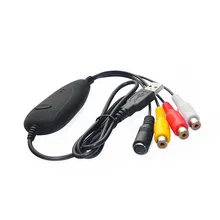 Новое поступление USB 2,0 Аудио Видео VHS к конвертер DVD адаптер карты захвата Win7 Win8 Win10 EM88