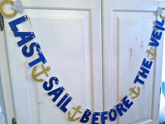Last Sail Before The Veil Свадебные баннеры для душа девичвечерние|garland buntings|garland decorationgarland