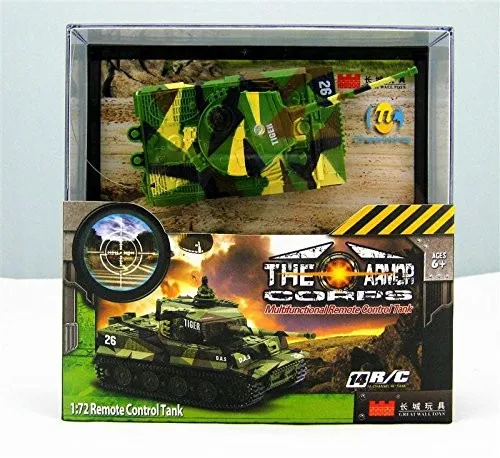 Greatwall 1: 72 Радио пульт дистанционного управления Мини Rc немецкий военный Танк тигра со звуковыми игрушками(различные цвета
