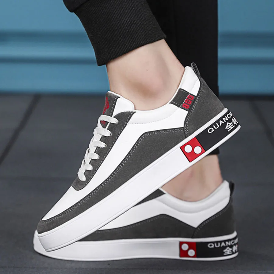 

Spring and Autumn New Men's Youth Sports Shoes Korean Version Students Breathable Canvas Shoes Non-slip and Hard-Wearing Male