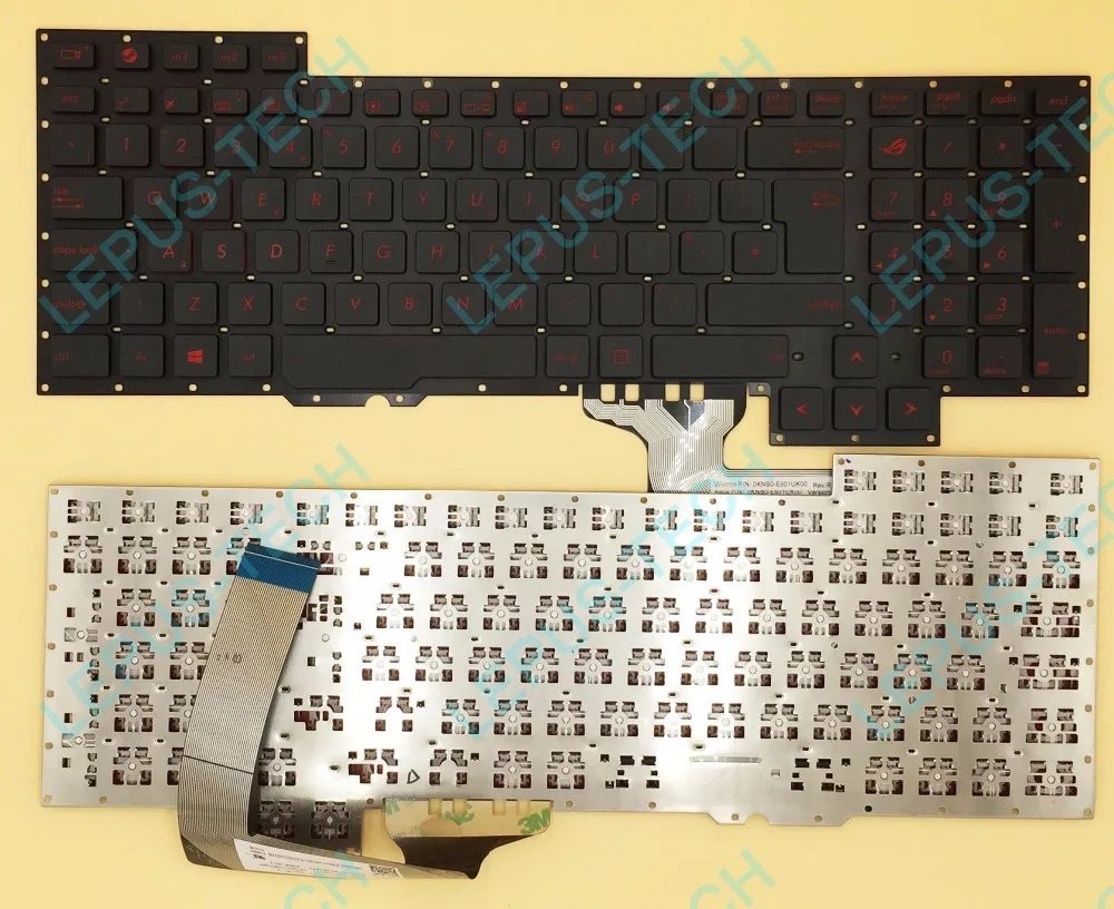

Original UK Keyboard for ASUS ROG 751J G751 G751JY G751JT G751JM keyboard English keyboard