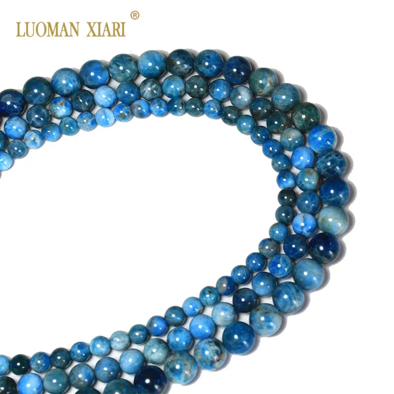

Stone beads AAA+ 100% Natural Top grade Apatite Semi-precious For Jewelry Making DIY Bracelet Necklace 6/8/10/mm Strand 15.5''