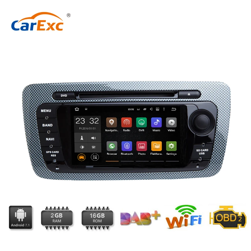 Android 9/Android 9 0 автомобильный DVD для Seat Ibiza 2009 2013 WIFI GPS BT OBD DAB + навигация Радио USB