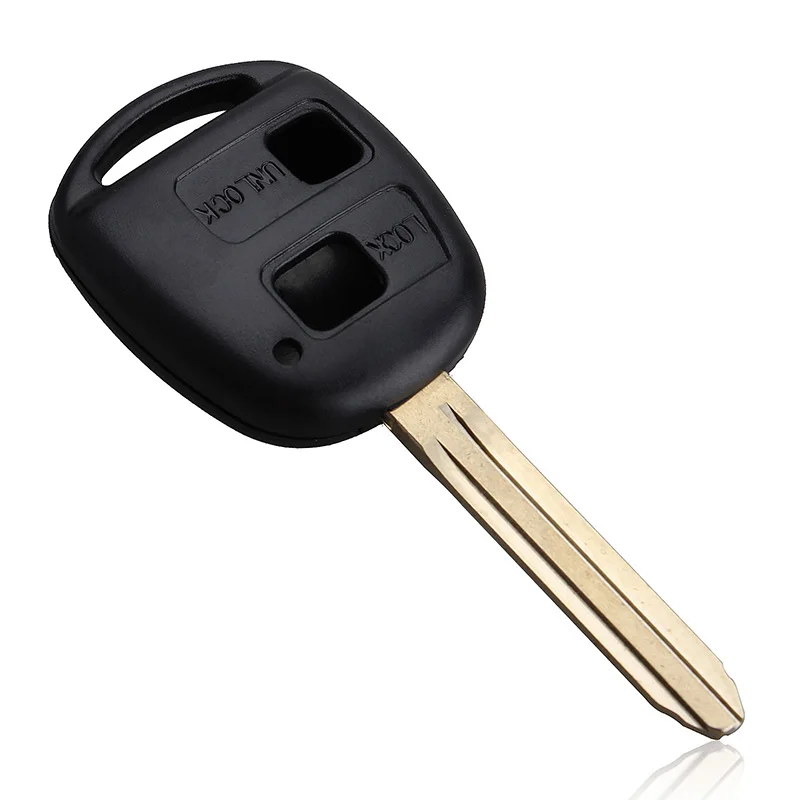 2 Button Remote Key Case Car Key Fob Shell Case Cover Replacement For Toyota Prado Tarago Camry Corolla