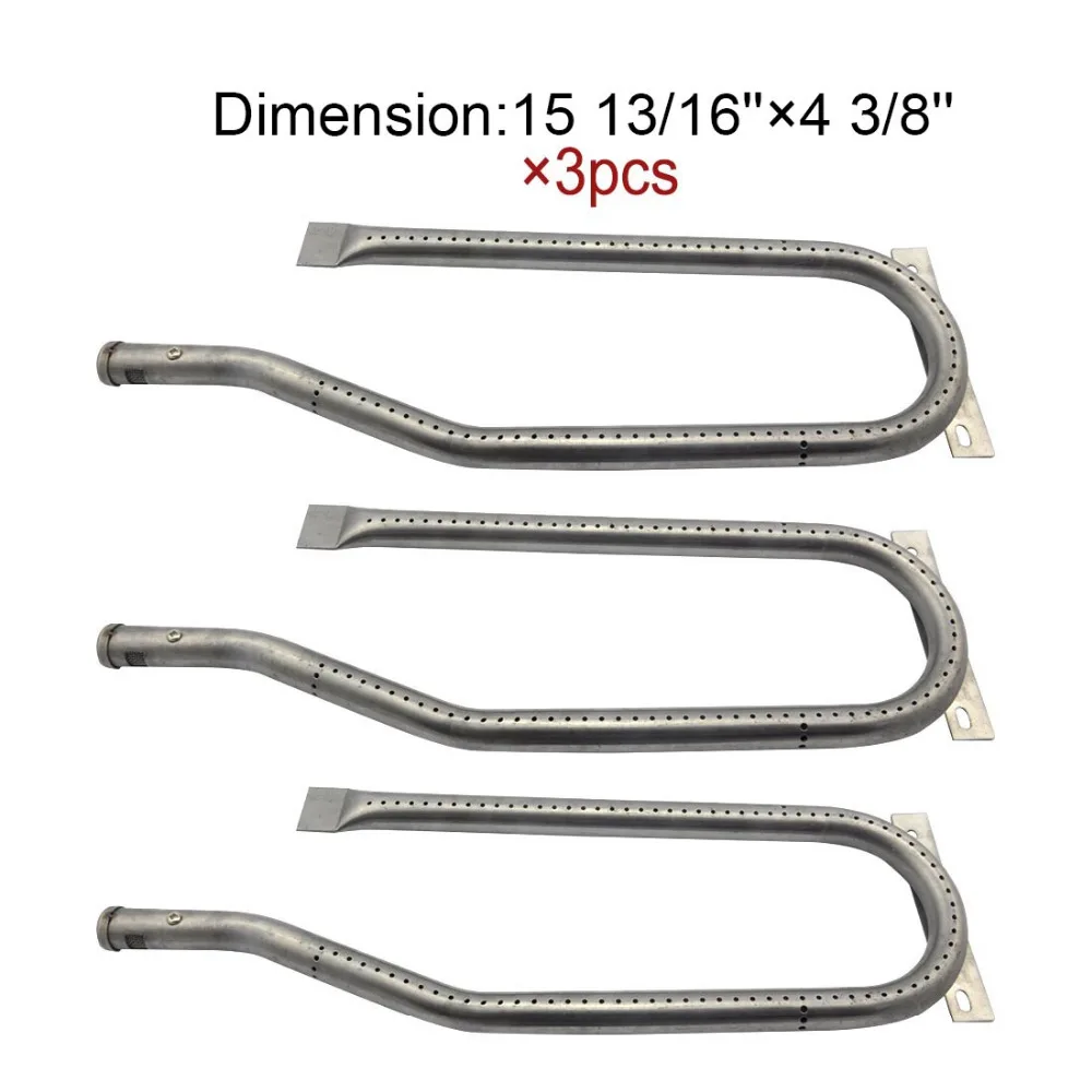 13361 BBQ Parts Gas Grill Replacement 15.8 Inch Stainless Steel Burner For Jenn Air 720-0336, 720-0337,Sams 3pack 13361 BBQ Parts Gas Grill Replacement 15.8 Inch Stainless Steel Burner For Jenn Air 720-0336, 720-0337,Sams 3pack