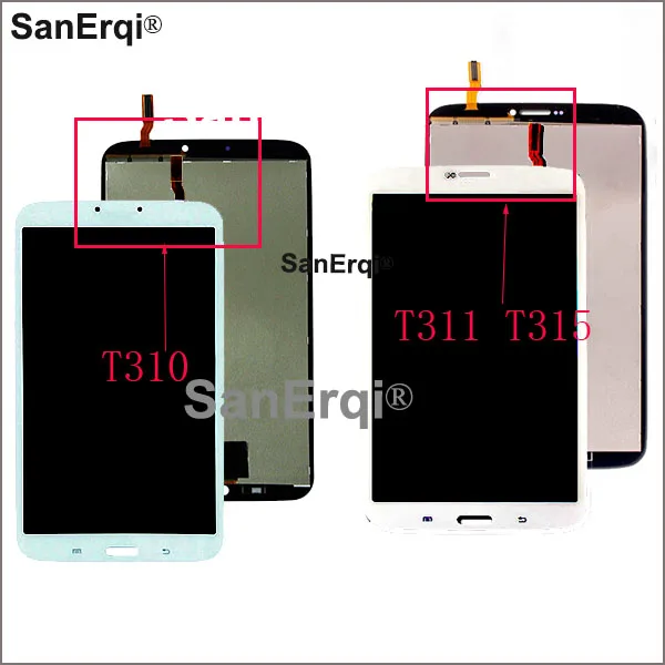 ЖК дисплей SM T311 для Samsung Galaxy Tab 3 8 0 сенсорный экран с матрицей дигитайзер сенсорные