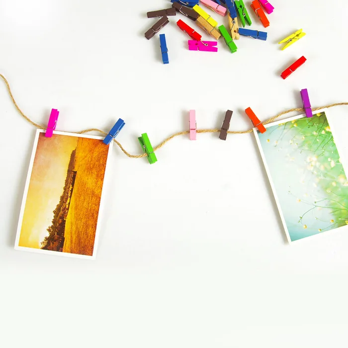 

Wooden Photo Clip Christmas Decorations for Home Christmas Ornaments Natal Noel Happy New Year Gift 2018 10pcs/lot