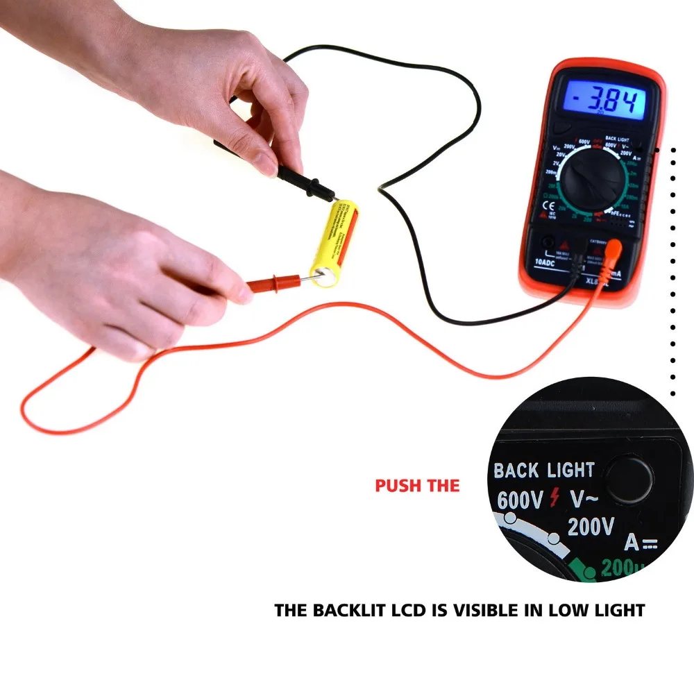 

Tool 1 PC XL830L LCD Digital Multimeter Current Voltage Resistance Transistor hFE Multimetro multitester medidor dijital multim