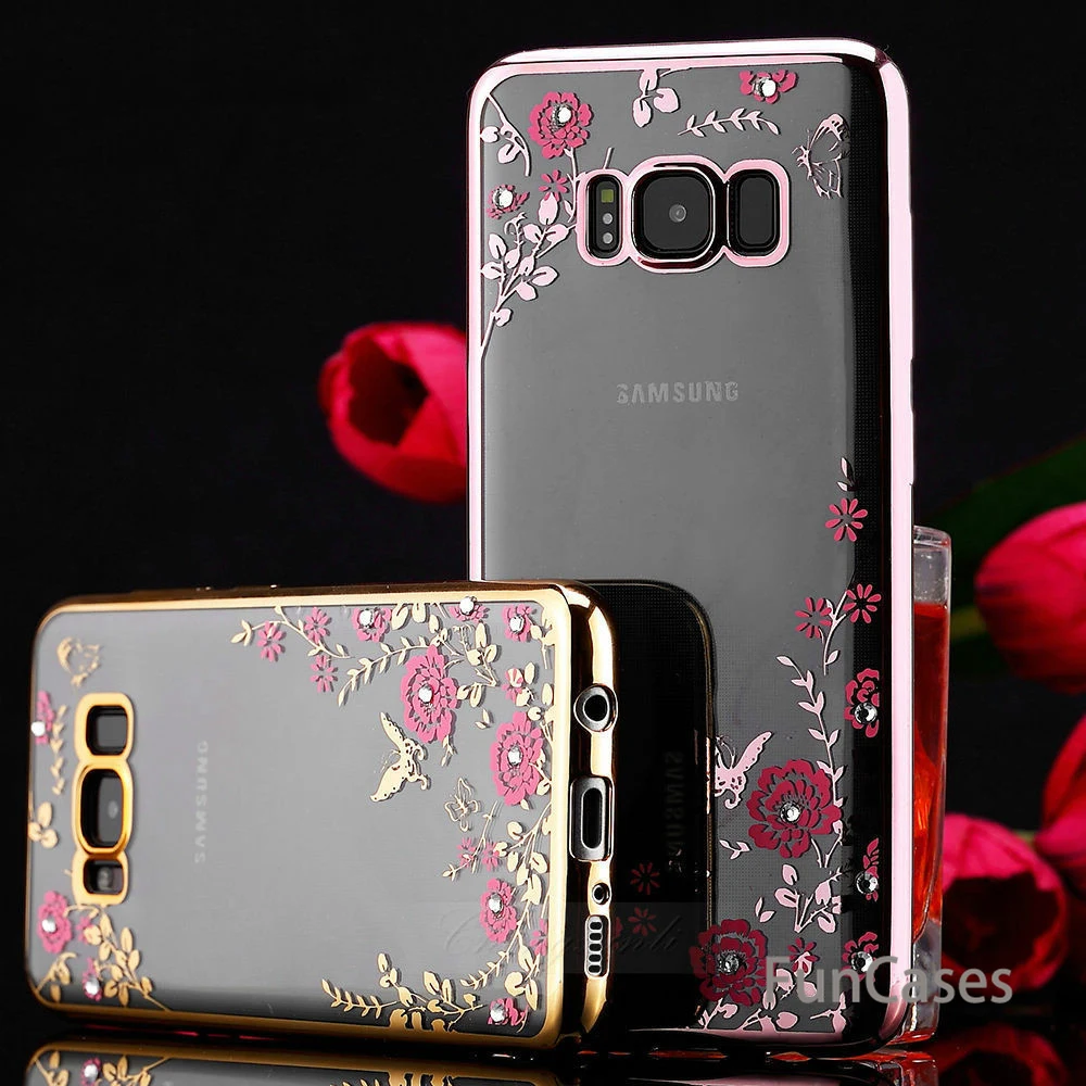 Чехол для телефона из мягкого термопластика с кристаллами чехол samsung Galaxy S10 плюс