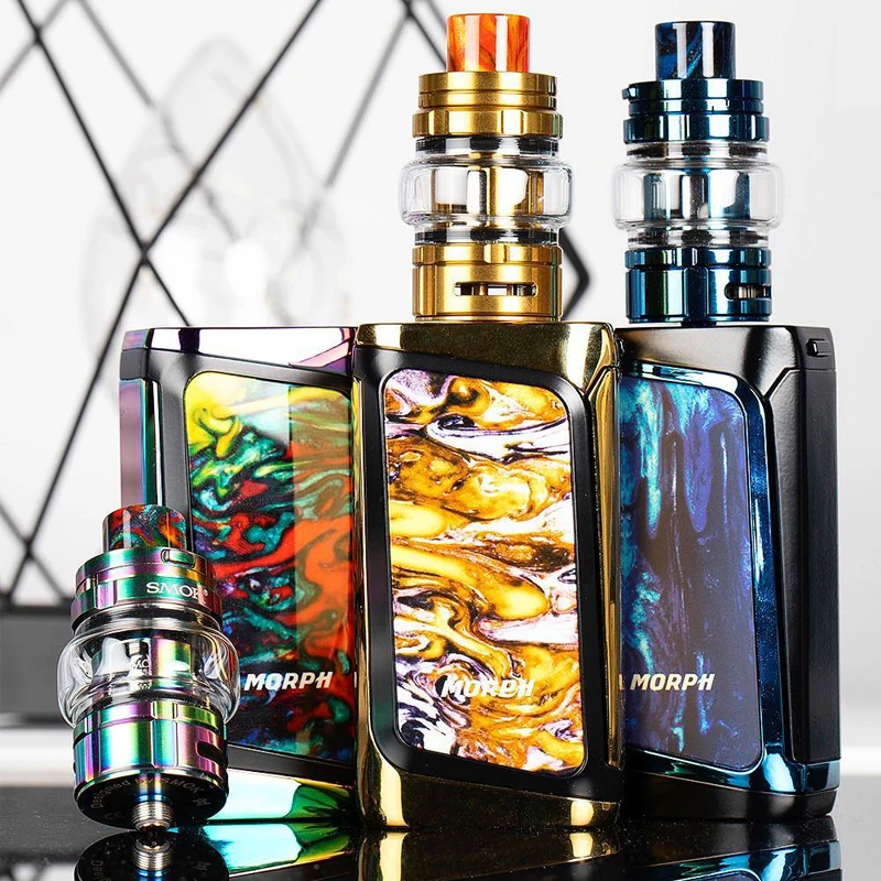 В наличии оригинальный Smok MORPH Vape Kit 219W MOD с 6 мл TF2019 Tank & 0 001 s Скорость Стрельбы двумя